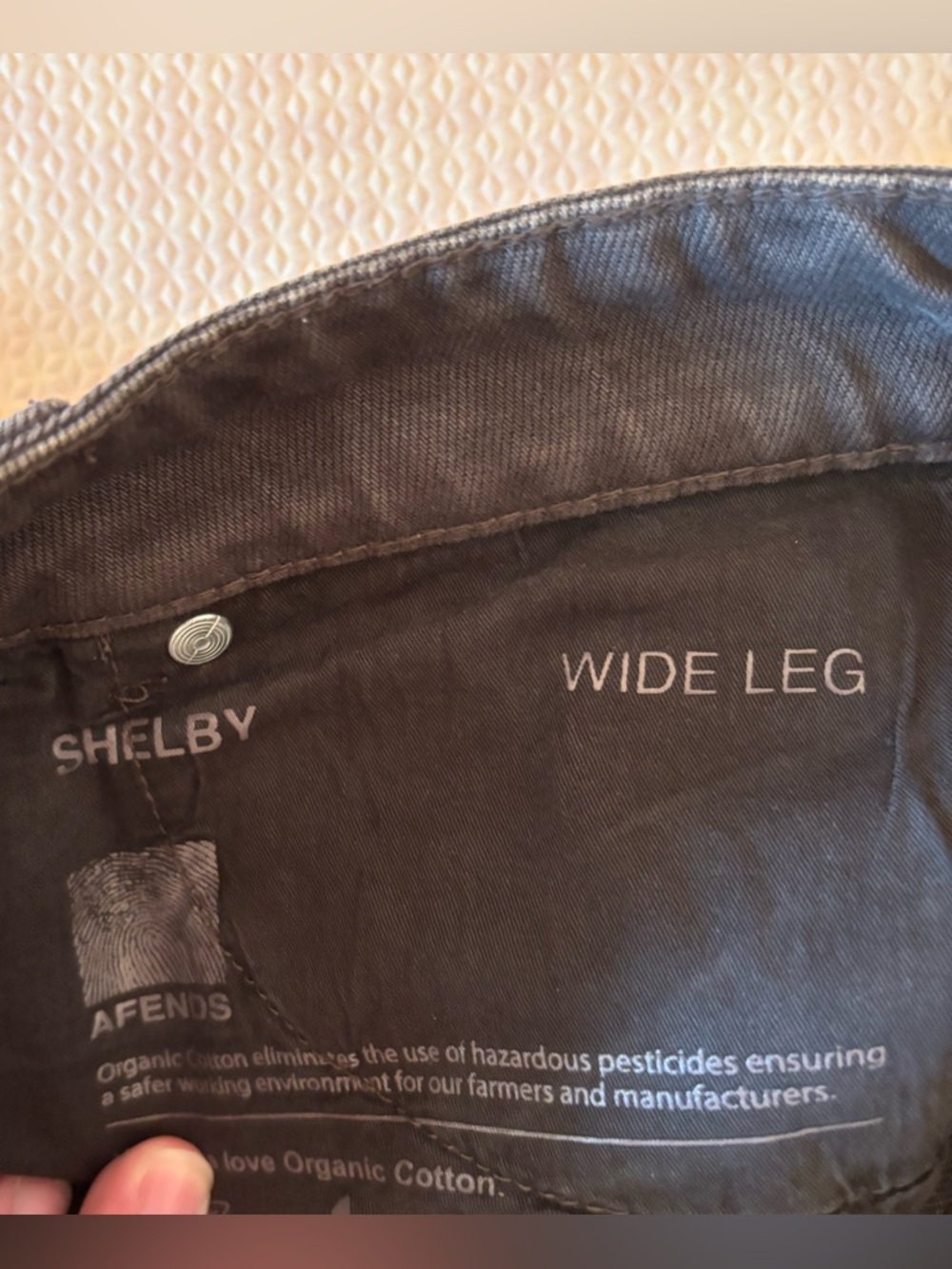 Afends Shelby Organic Denim Wide Leg Jean Long / Faded Coffee Size 30 - Picture 5 of 7
